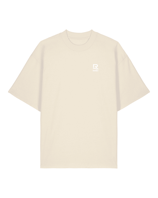 T-shirt RIVHEX® Oversize en coton-bio unisexe Fleurs de Rivage - RIVHEX SHOP