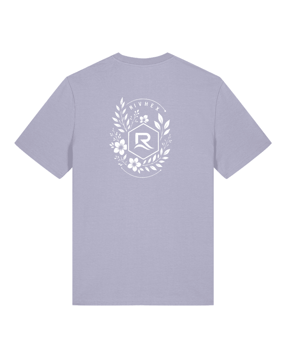 T-shirt RIVHEX® unisexe en coton-bio Fleurs de Rivage - RIVHEX SHOP
