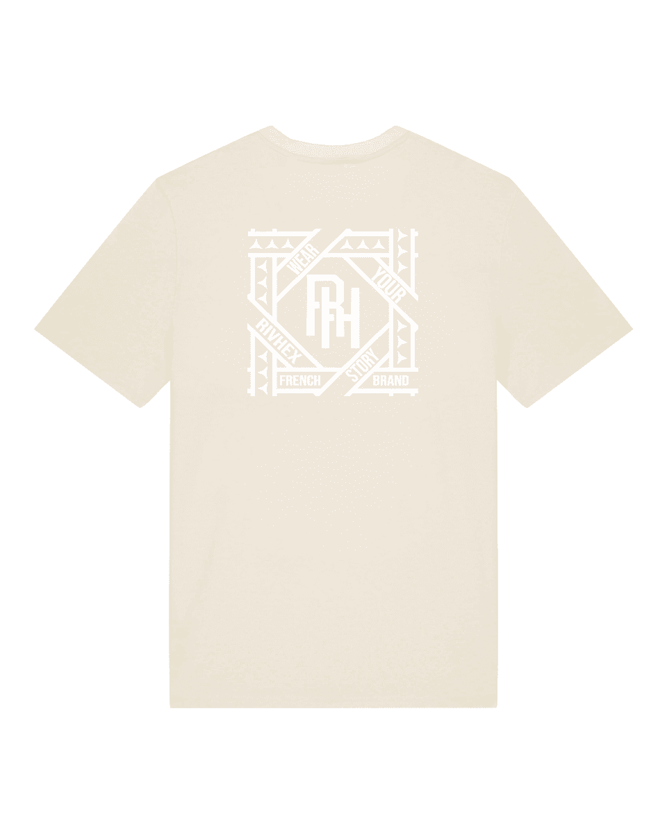 T-shirt RIVHEX® unisexe en coton-bio " Hexaflow " - RIVHEX SHOP