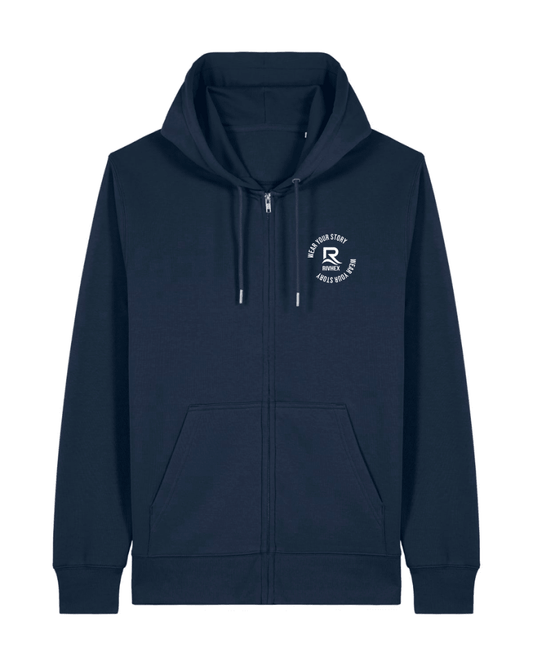 Veste à capuche RIVHEX® unisexe en coton-bio Urban-Riv - RIVHEX SHOP