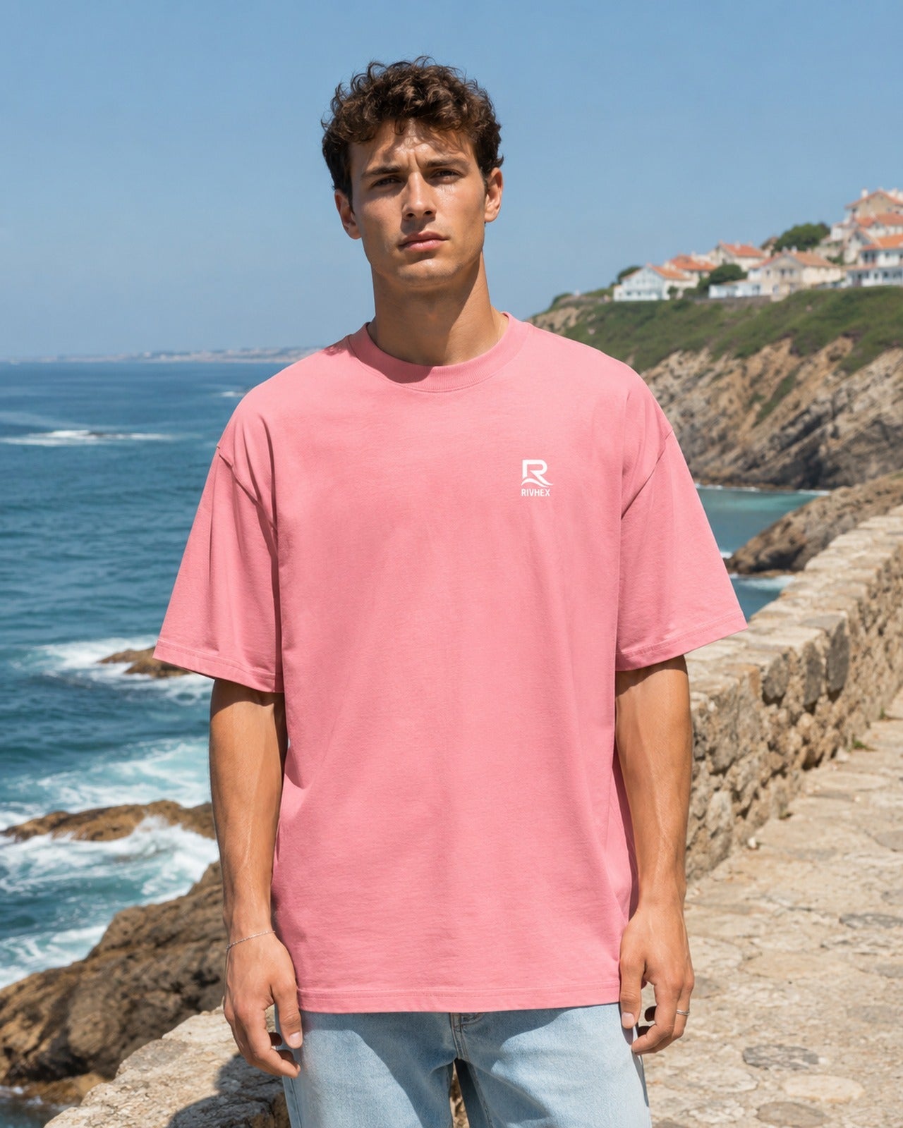T-shirt RIVHEX® Oversize en Coton Bio Unisexe - RIVHEX SHOP