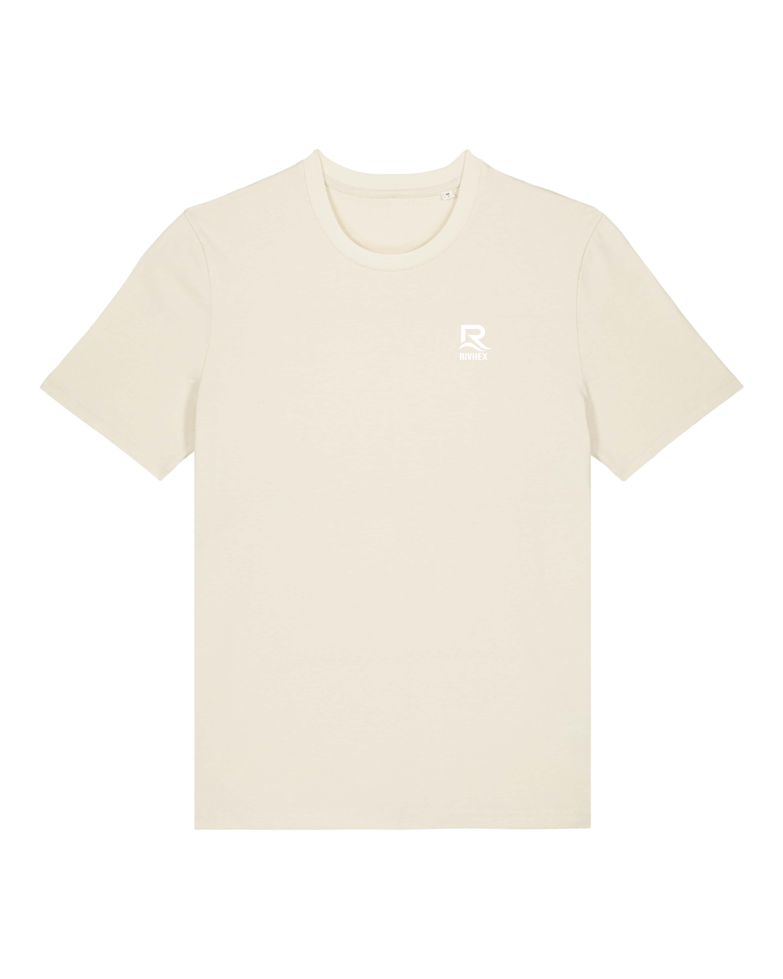 T-shirt RIVHEX Hexaflow en coton bio unisexe – coloris crème