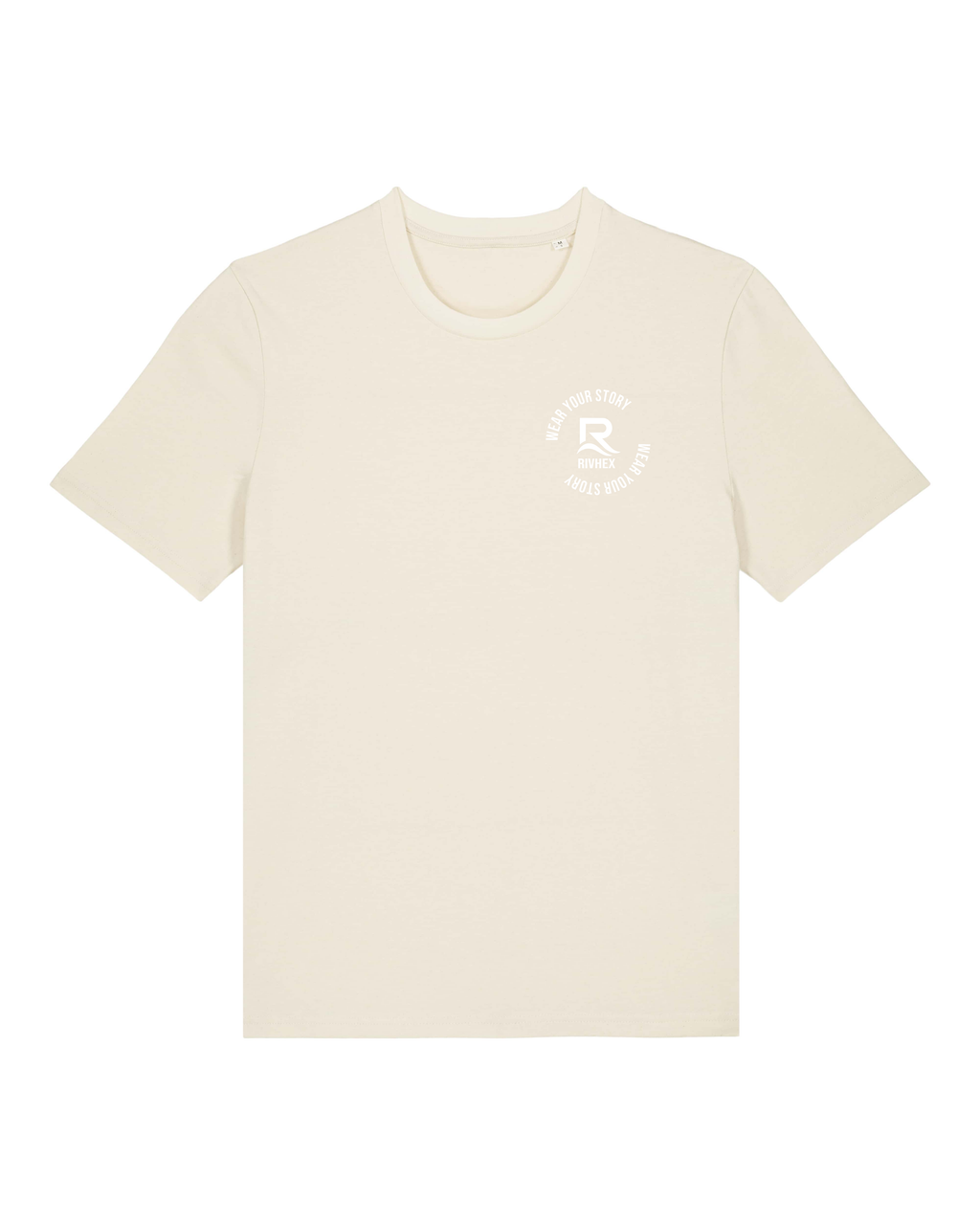 T-shirt RIVHEX HexaCore en coton bio unisexe – coloris crème