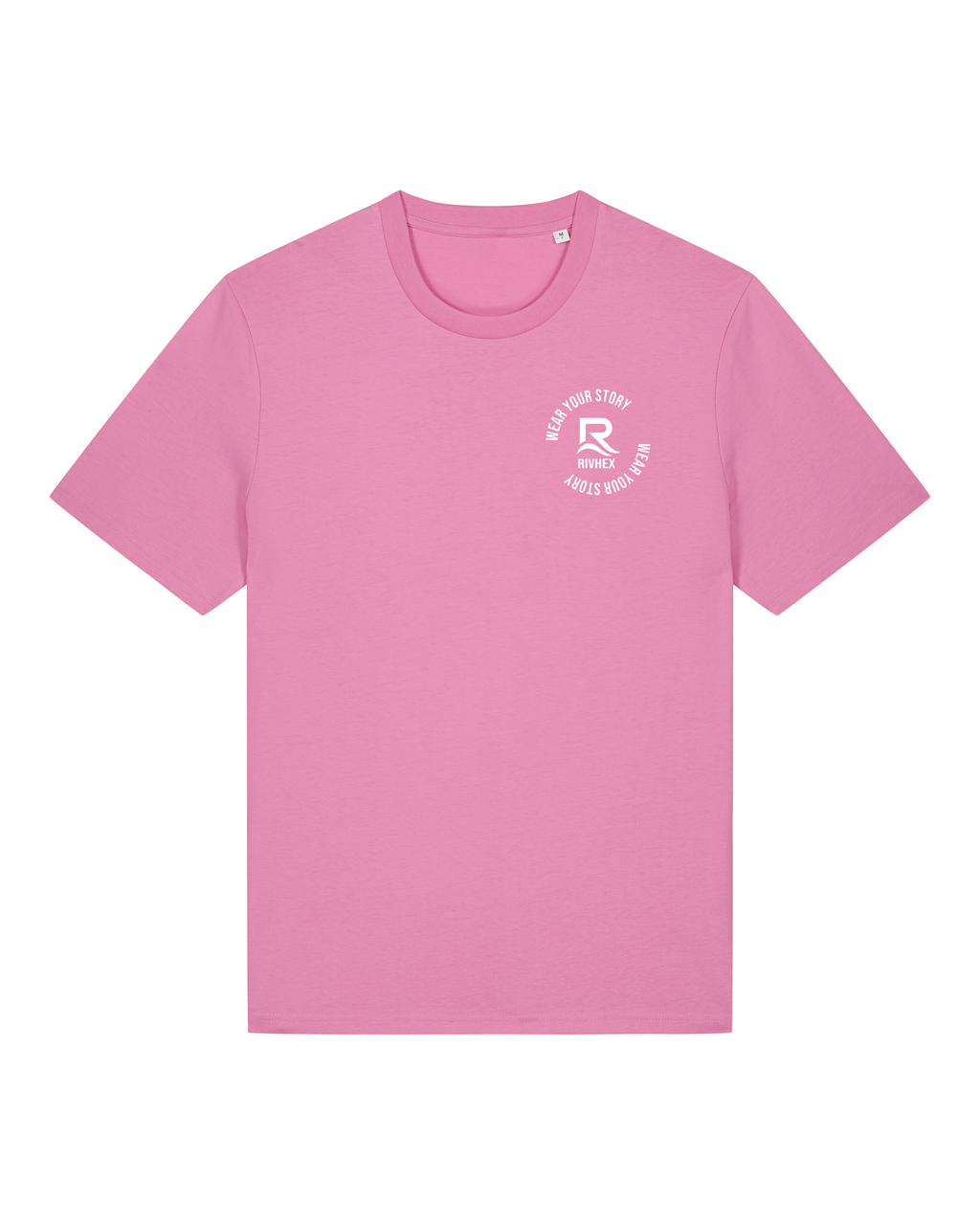 T-shirt RIVHEX HexaCore en coton bio unisexe – coloris rose