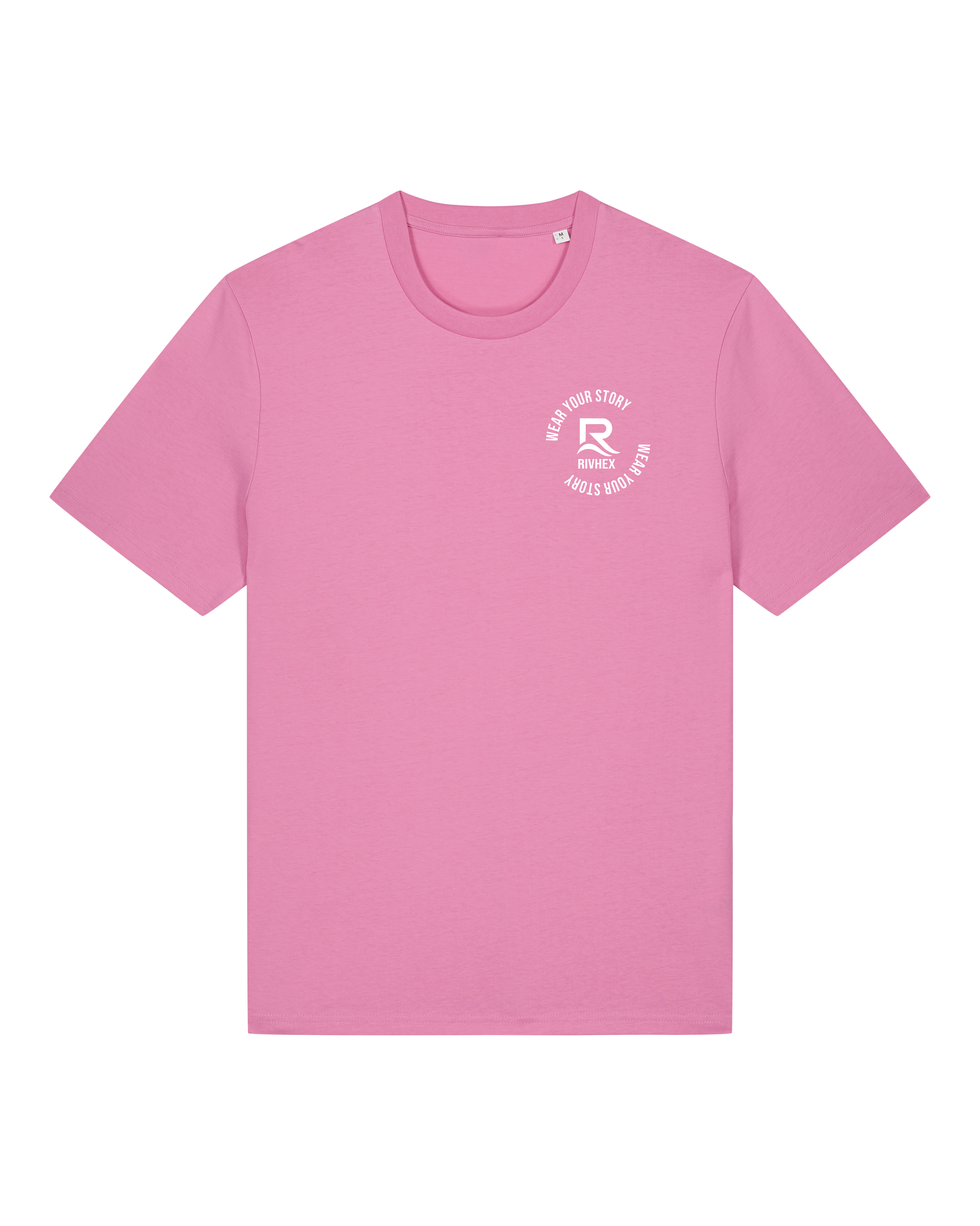 T-shirt RIVHEX HexaCore en coton bio unisexe – coloris rose