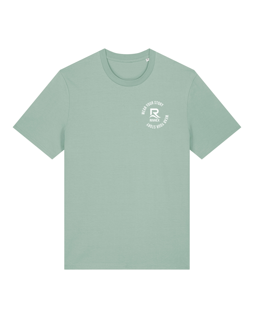 T-shirt RIVHEX HexaCore en coton bio unisexe – coloris vert olive