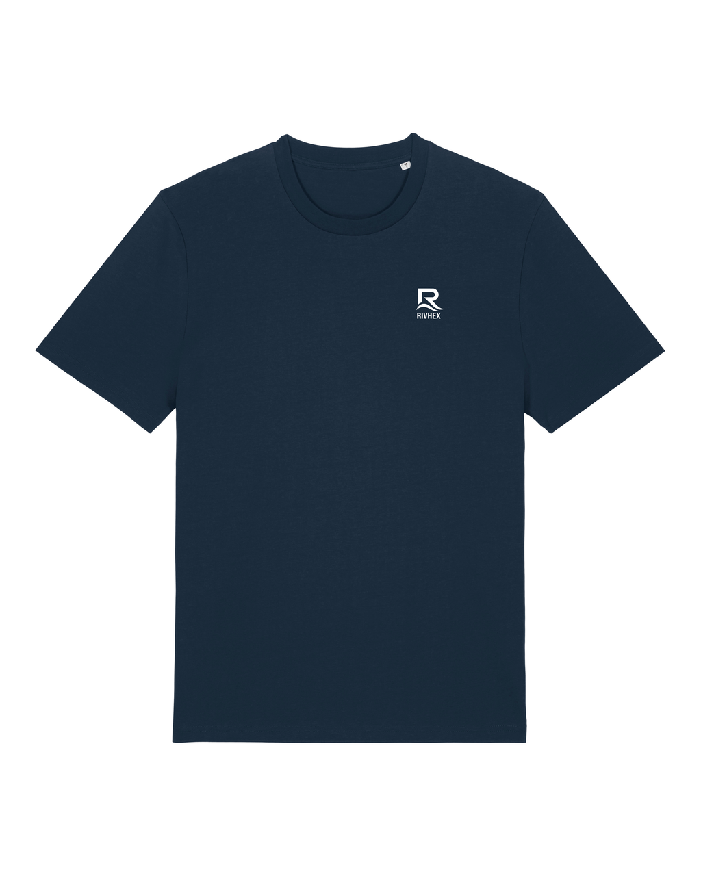 T-shirt RIVHEX Hexaflow en coton bio unisexe – coloris bleu