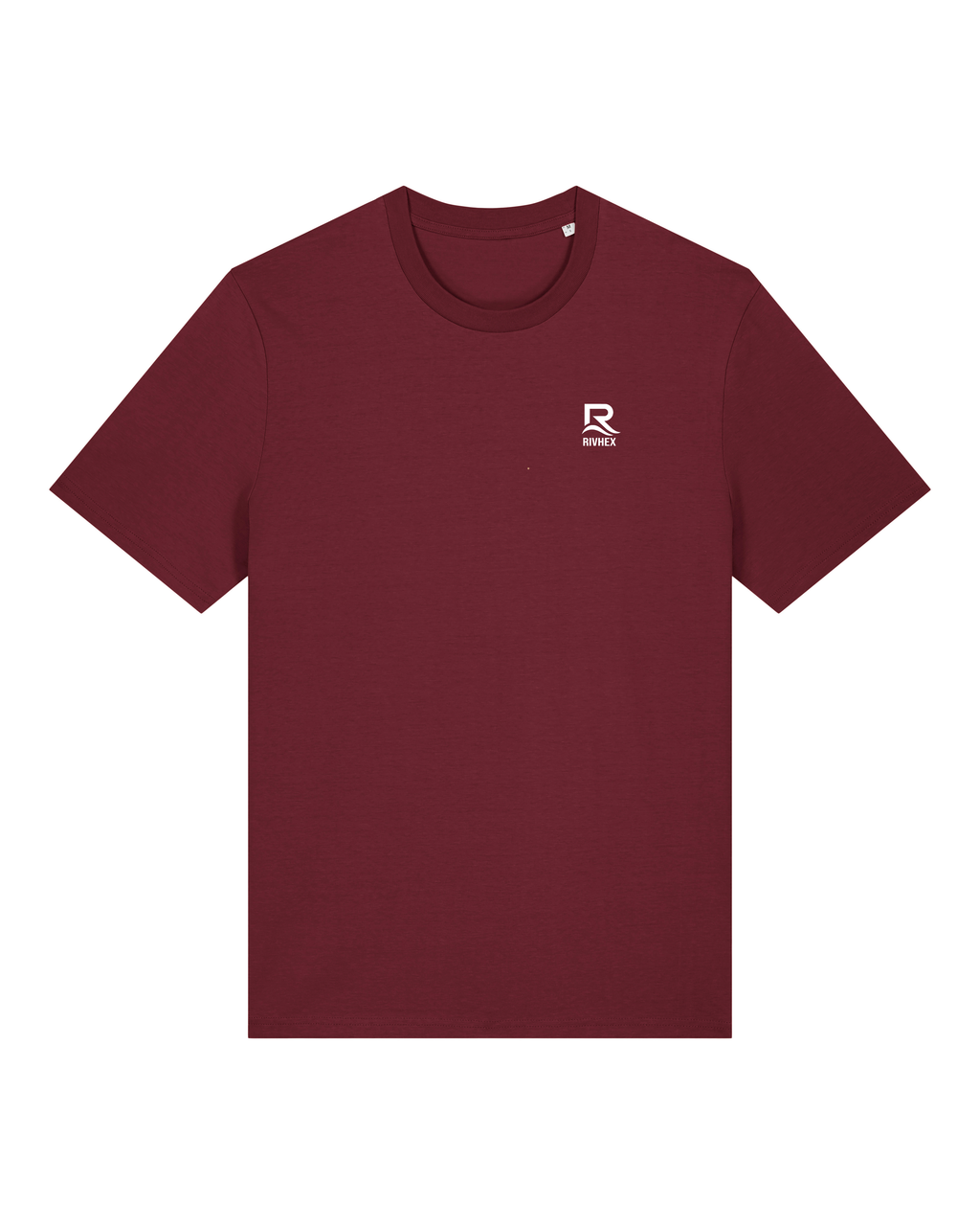 T-shirt RIVHEX NeoHex en coton bio unisexe – coloris bordeaux