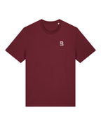 T-shirt RIVHEX NeoHex en coton bio unisexe – coloris bordeaux