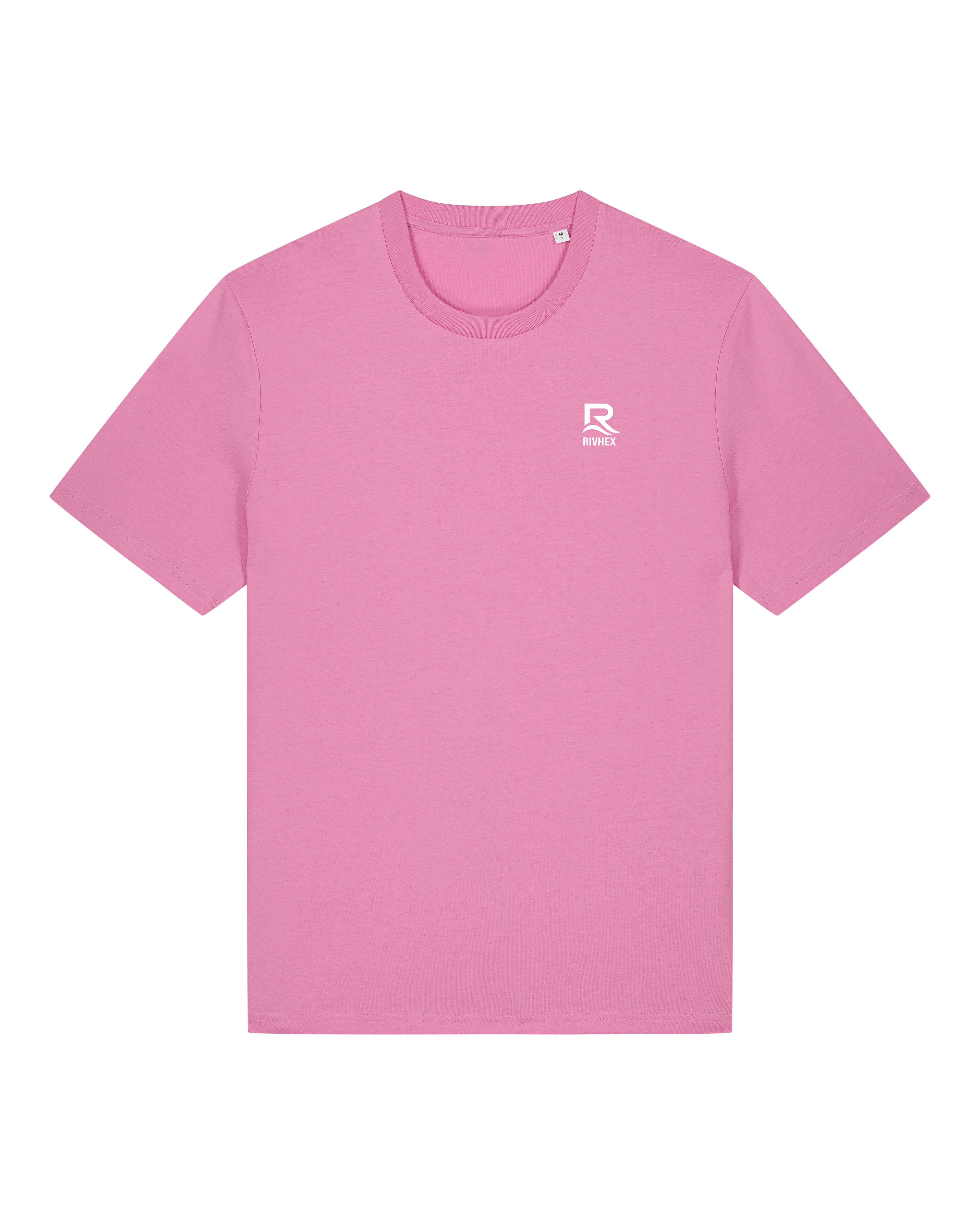 T-shirt RIVHEX Hexaflow en coton bio unisexe – coloris rose