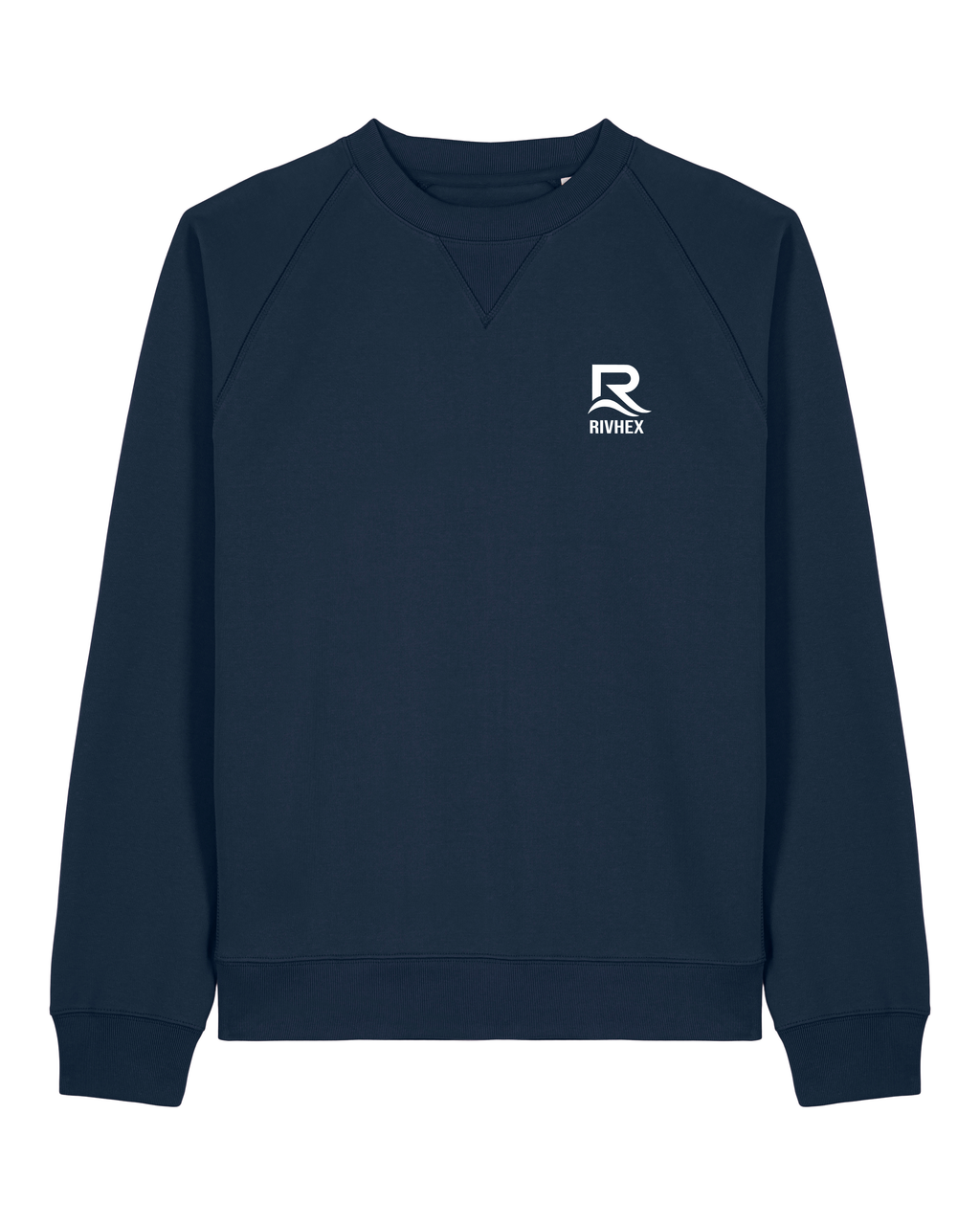 Sweat RIVHEX Rivage en coton bio unisexe – coloris bleu