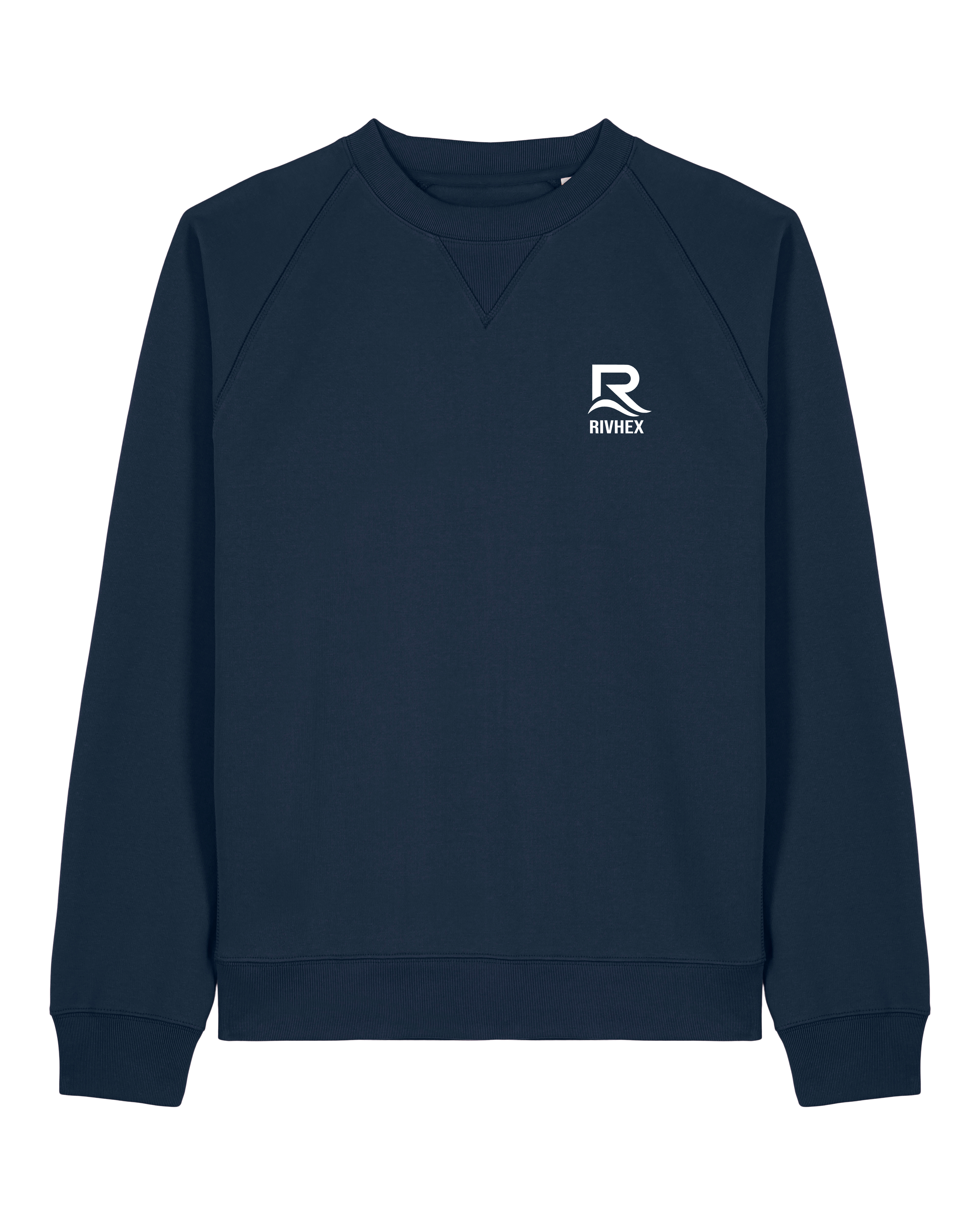 Sweat RIVHEX Rivage en coton bio unisexe – coloris bleu