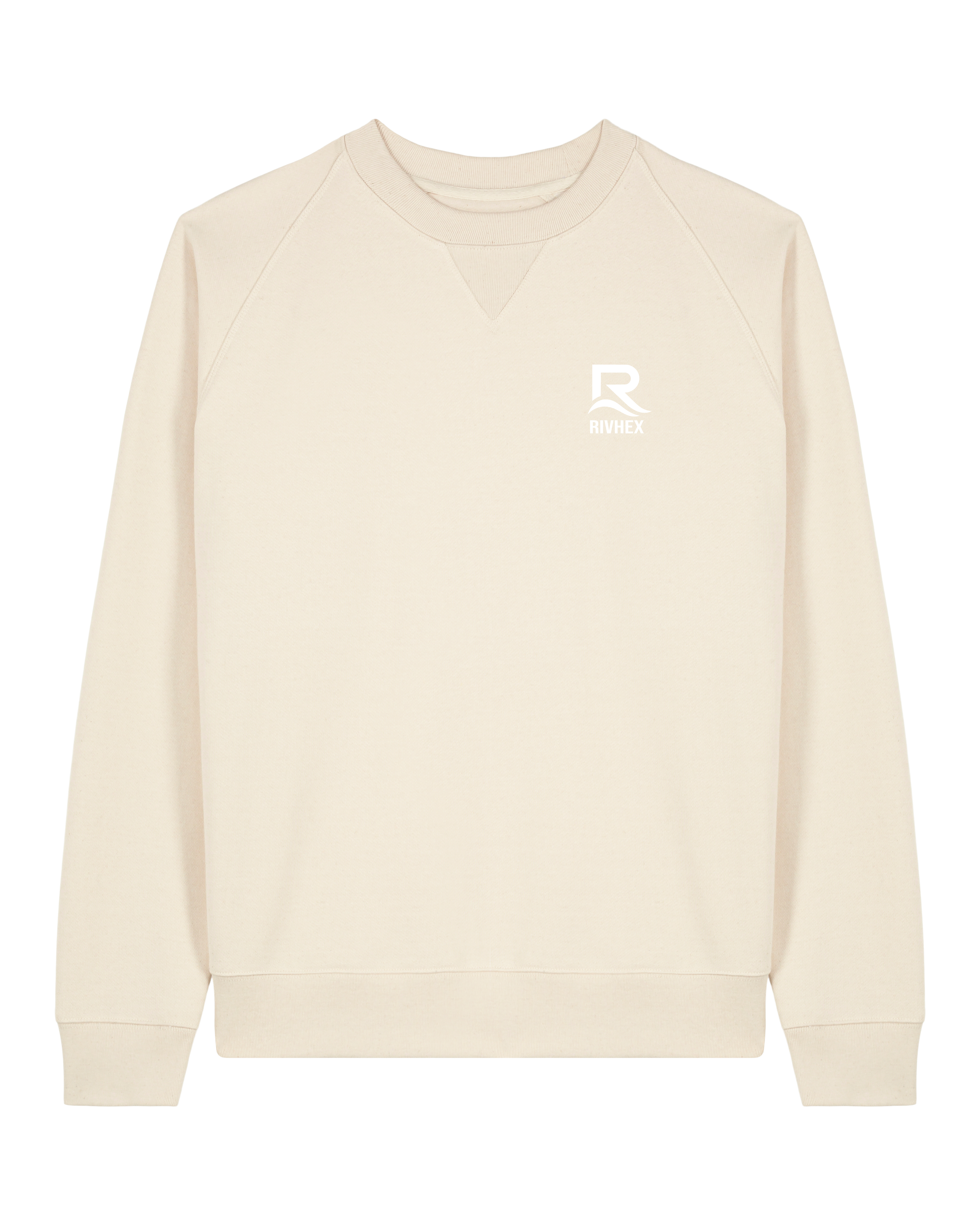 Sweat RIVHEX Rivage en coton bio unisexe – coloris crème