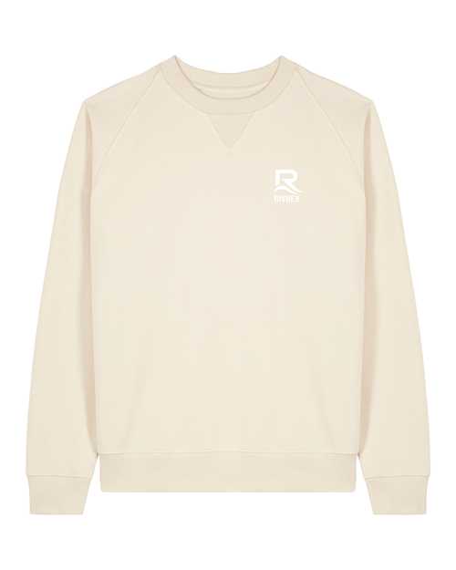 Sweat RIVHEX Rivage en coton bio unisexe – coloris crème