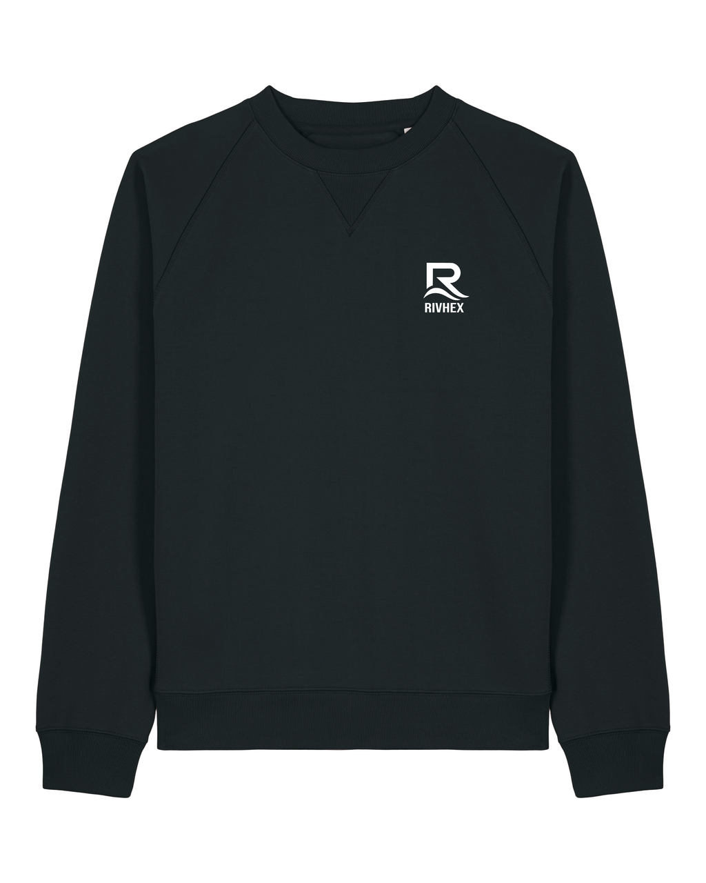Sweat RIVHEX Rivage en coton bio unisexe – coloris noir