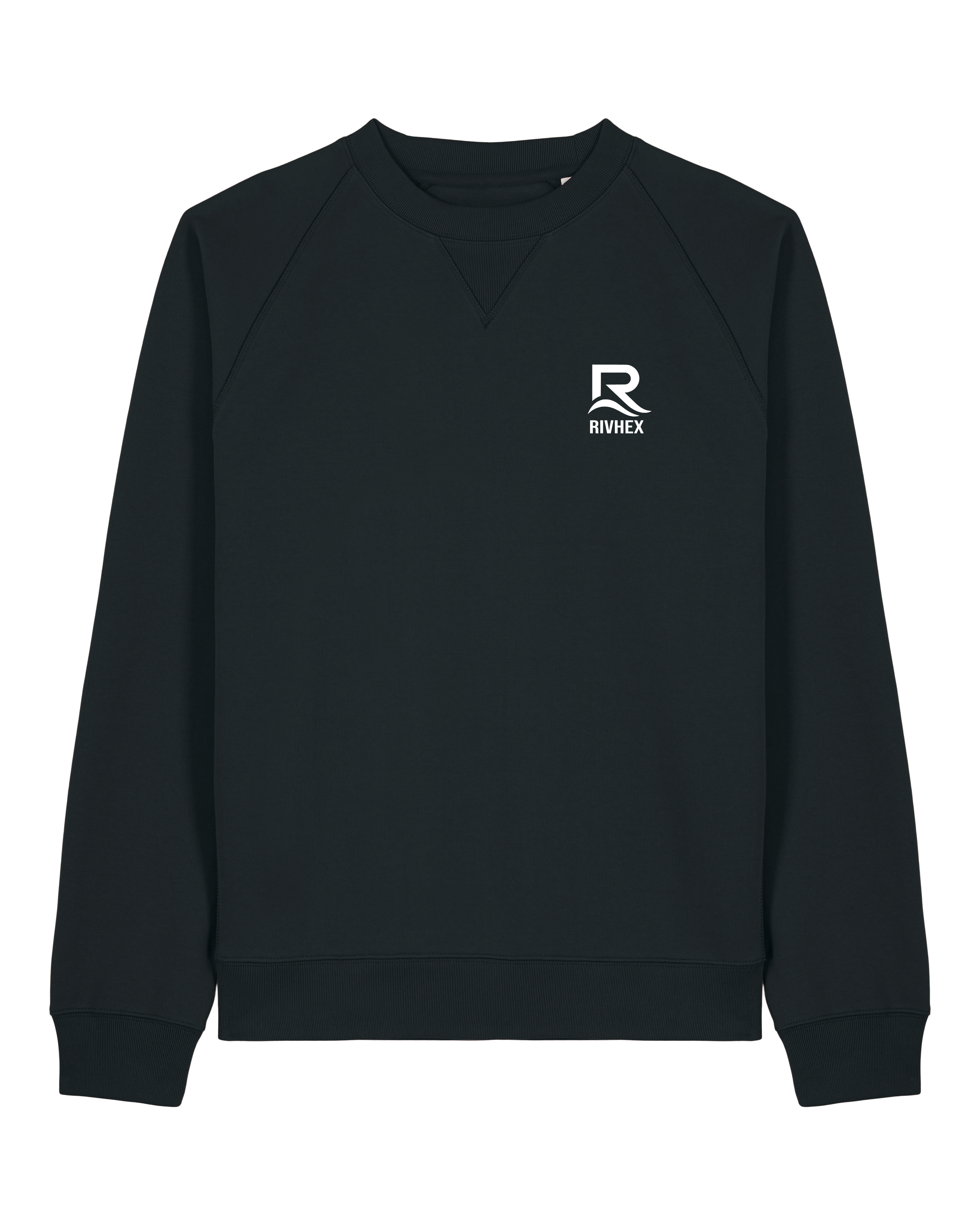 Sweat RIVHEX Rivage en coton bio unisexe – coloris noir