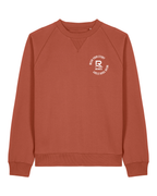 Sweat RIVHEX Riv X en coton bio unisexe – coloris rouille
