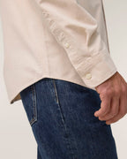 Chemise homme RIVHEX® Oxford en coton-bio brodé