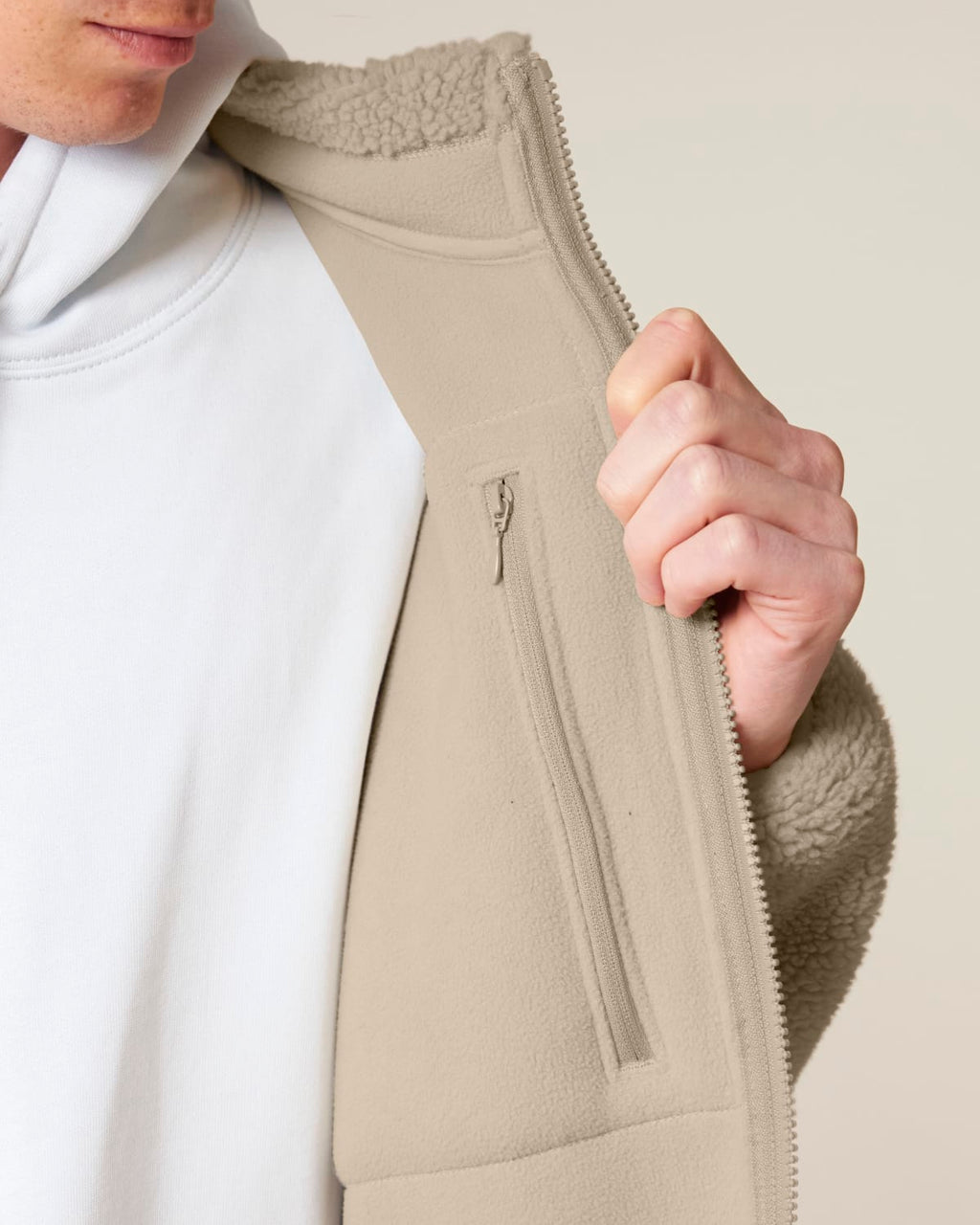 Veste Sherpa RIVHEX® unisexe brodé