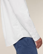 Chemise homme RIVHEX® Oxford en coton-bio brodé