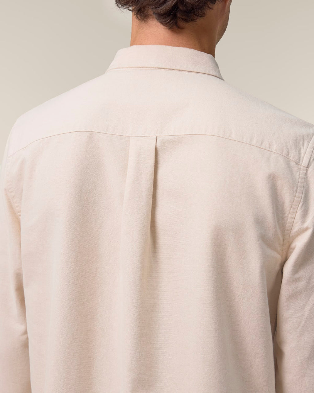 Chemise homme RIVHEX® Oxford en coton-bio brodé