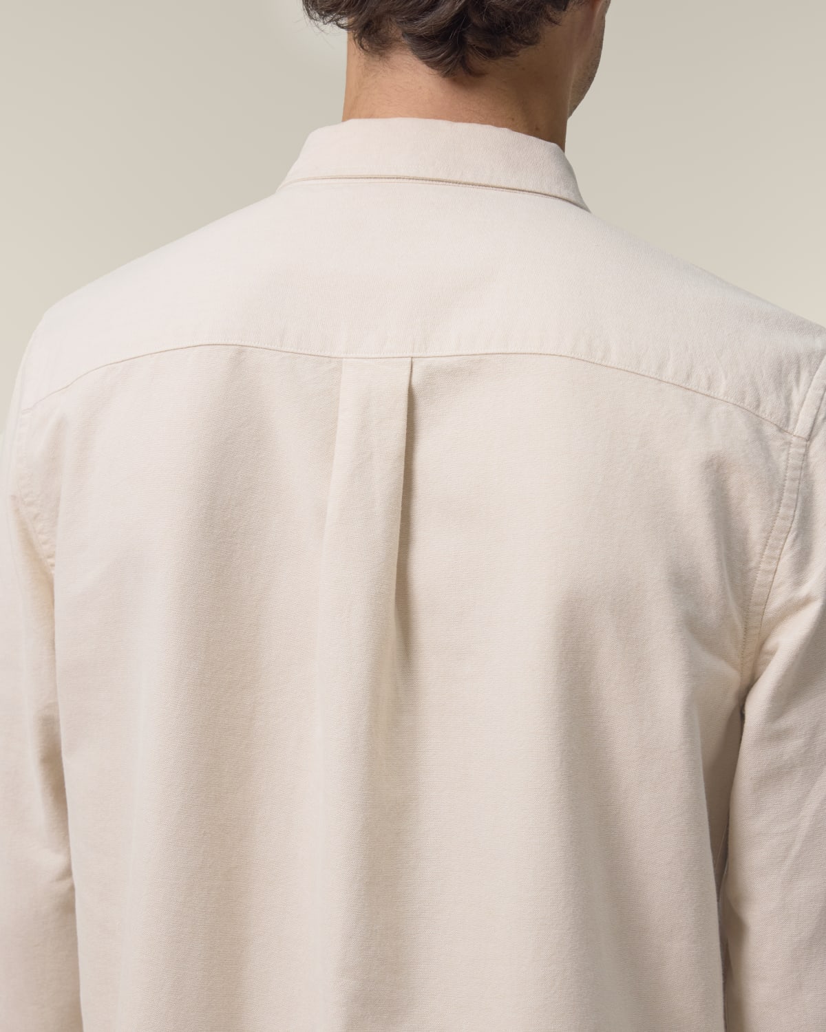 Chemise homme RIVHEX® Oxford en coton-bio brodé