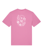 T-shirt RIVHEX Fleurs de Rivage en coton bio unisexe – coloris rose