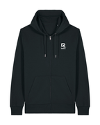 Veste à capuche RIVHEX Essentiel Riv en coton bio unisexe – coloris noir