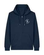Veste à capuche RIVHEX Urban-Riv en coton bio unisexe – coloris bleu