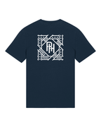 T-shirt RIVHEX Hexaflow en coton bio unisexe – coloris bleu