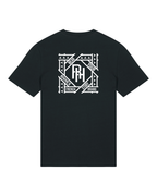 T-shirt RIVHEX Hexaflow en coton bio unisexe – coloris noir