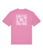 T-shirt RIVHEX Hexaflow en coton bio unisexe – coloris rose