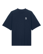 T-shirt RIVHEX Fleurs de Rivage oversize en coton bio – coloris noir