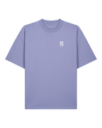 T-shirt RIVHEX Fleurs de Rivage oversize en coton bio – coloris violet