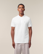 Polo homme RIVHEX® en coton-bio brodé coeur