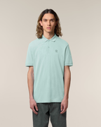 Polo homme RIVHEX® en coton-bio brodé coeur