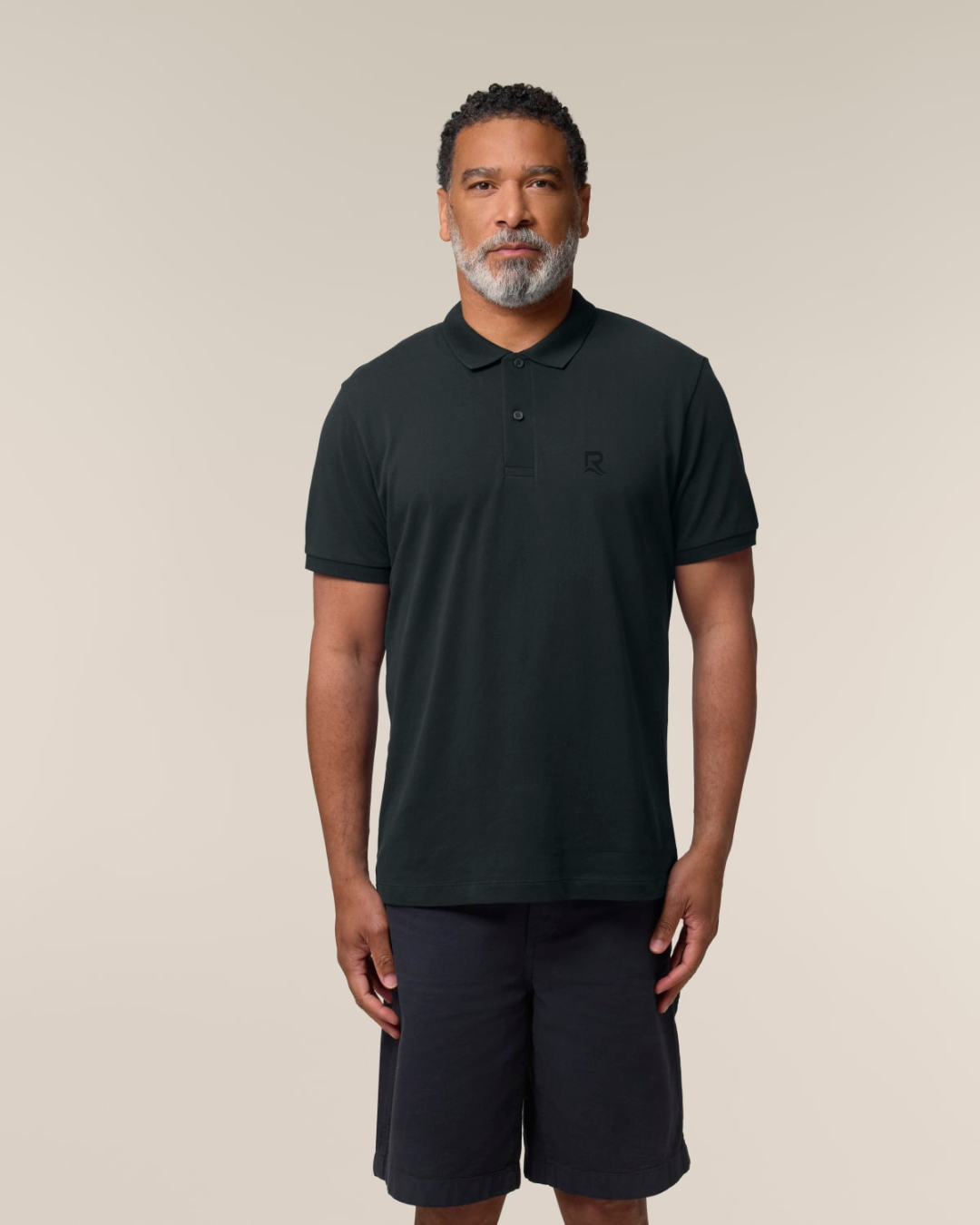 Polo homme RIVHEX® en coton-bio brodé coeur