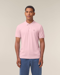 Polo homme RIVHEX® en coton-bio brodé coeur
