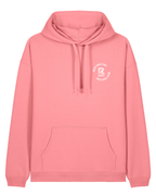 Sweat à capuche RIVHEX Hexahood oversize en coton bio – coloris rose