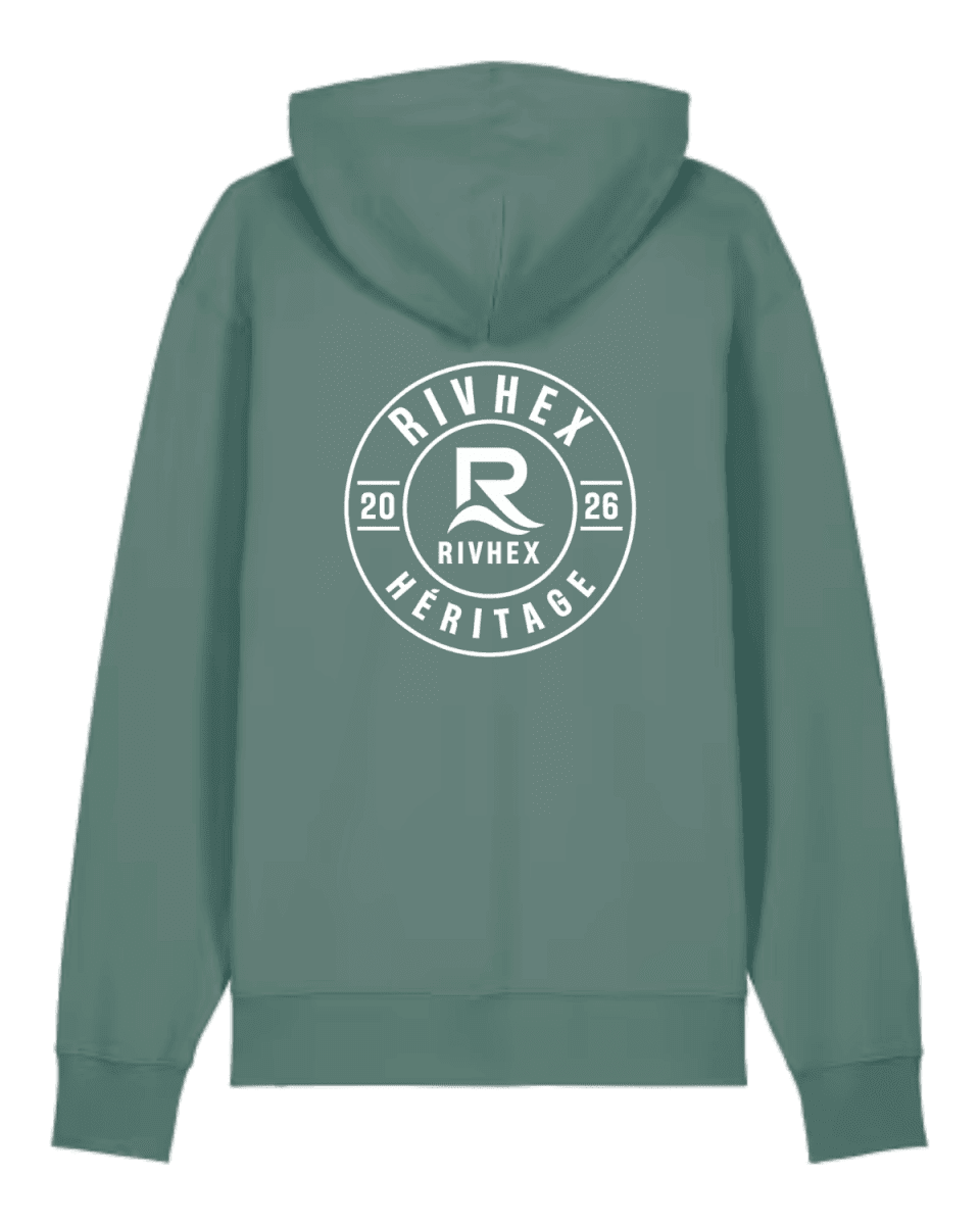 Sweat à capuche Rivhex® " Héritage " - RIVHEX SHOP