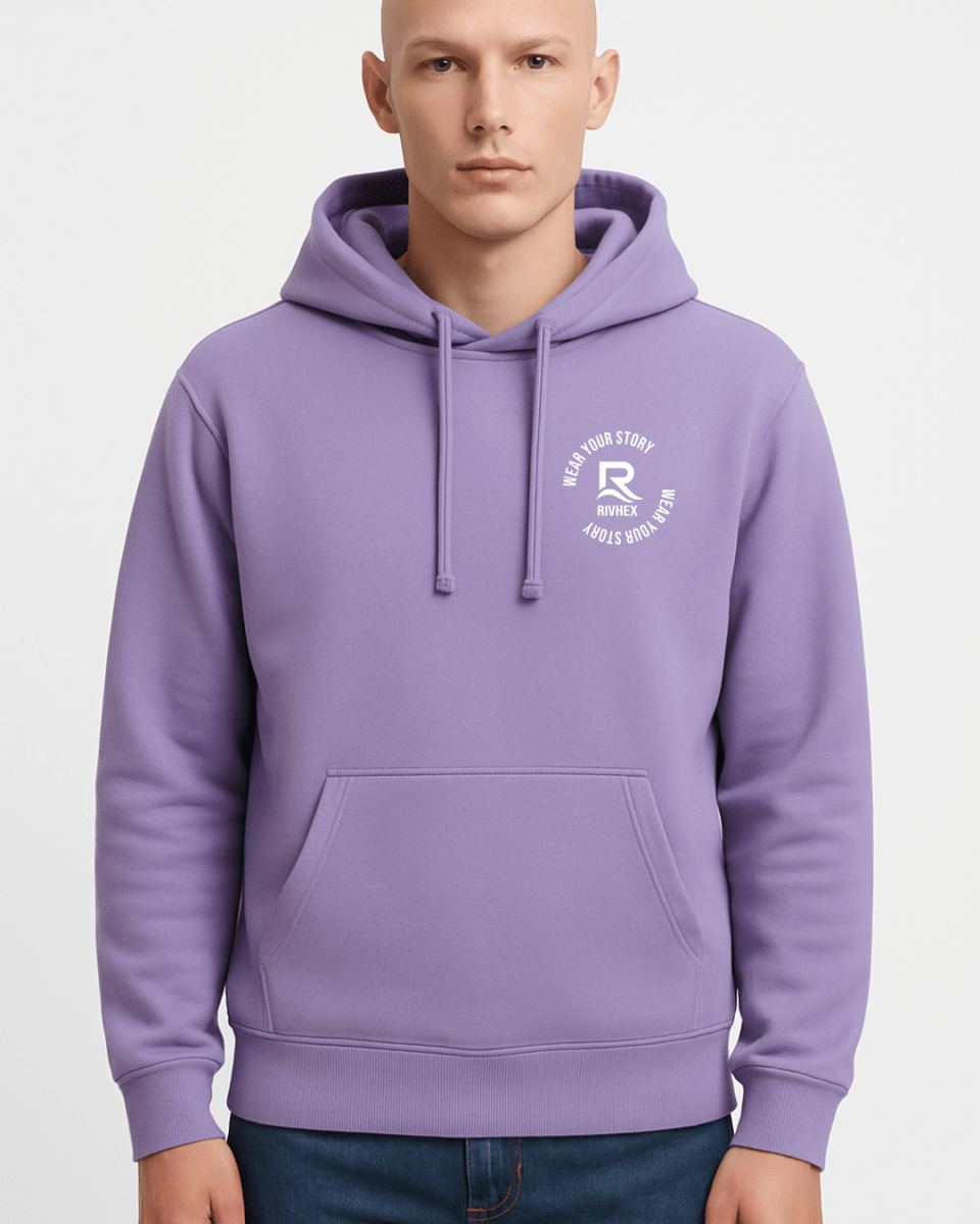 Sweat-shirt à capuche RIVHEX® unisexe en coton-bio "Hexahood" - RIVHEX SHOP