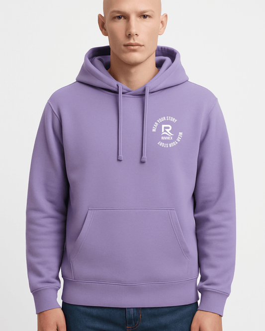 Sweat-shirt à capuche RIVHEX® unisexe en coton-bio "Hexahood" - RIVHEX SHOP