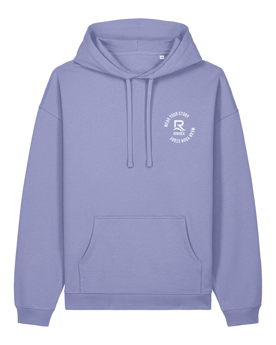 Sweat-shirt à capuche RIVHEX® unisexe en coton-bio "Hexahood" - RIVHEX SHOP
