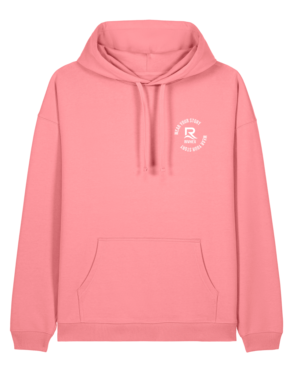 Sweat-shirt à capuche RIVHEX® unisexe en coton-bio "Hexahood" - RIVHEX SHOP