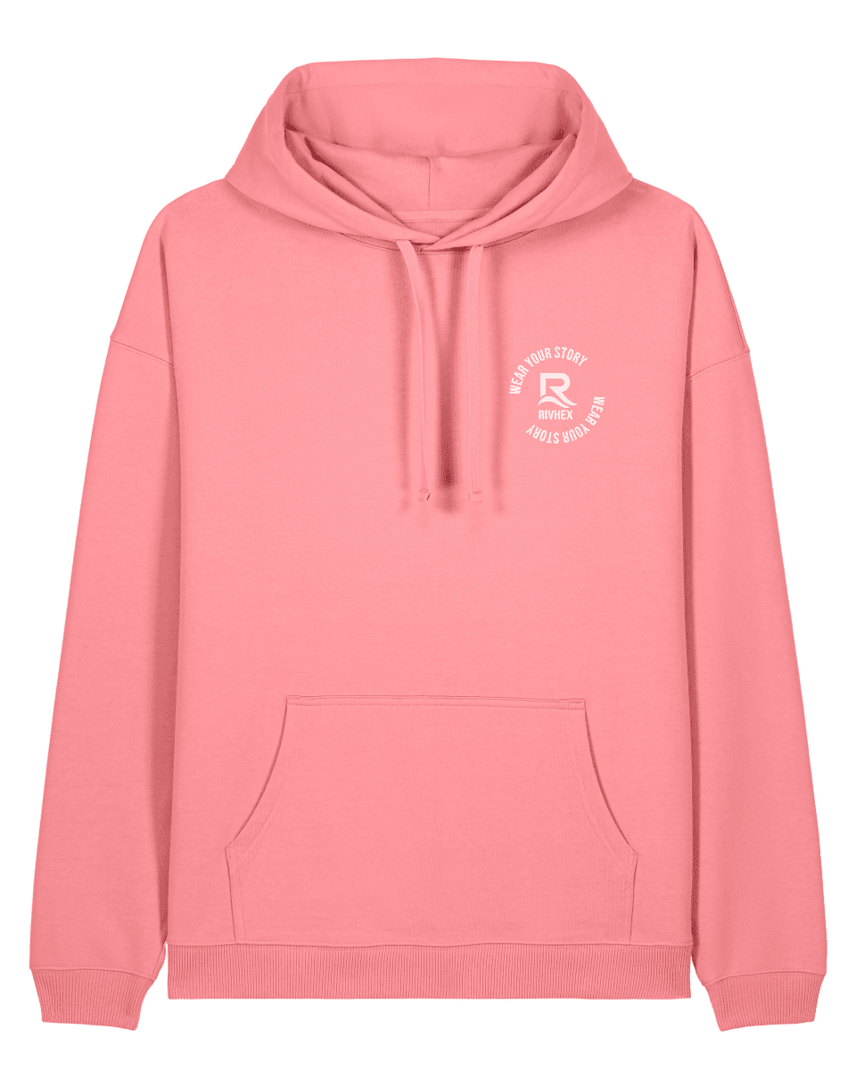 Sweat-shirt à capuche RIVHEX® unisexe en coton-bio "Hexahood" - RIVHEX SHOP
