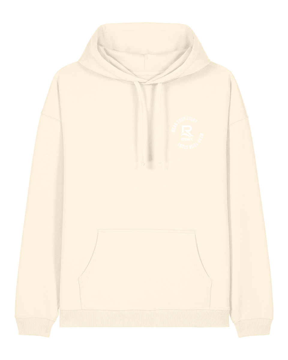 Sweat-shirt à capuche RIVHEX® unisexe en coton-bio "Hexahood" - RIVHEX SHOP