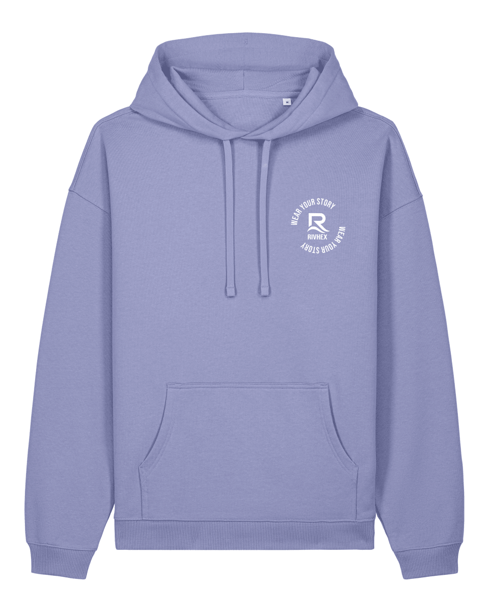 Sweat-shirt à capuche RIVHEX® unisexe en coton-bio "Hexahood" - RIVHEX SHOP