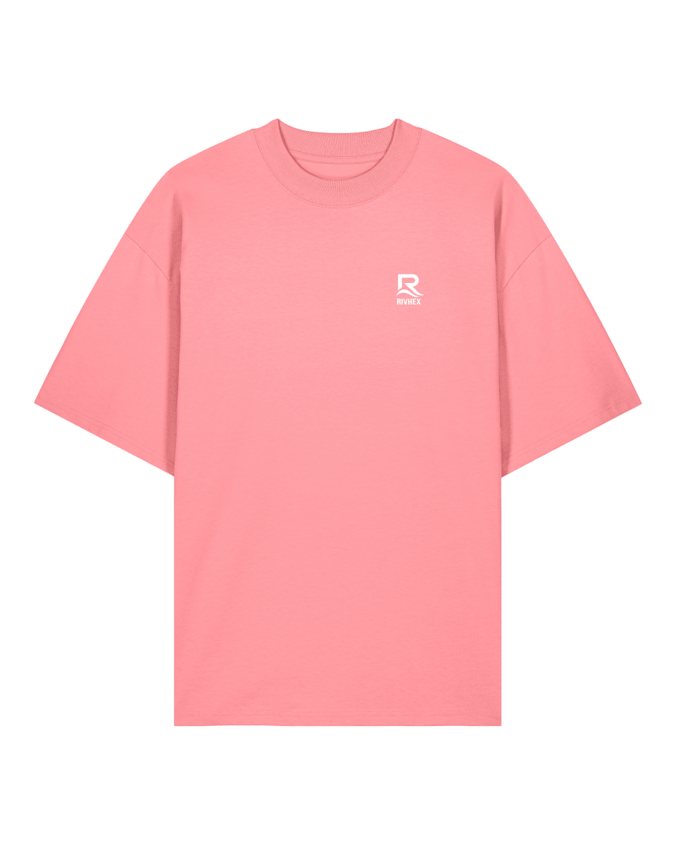 T-shirt RIVHEX® Oversize en coton-bio unisexe Fleurs de Rivage - RIVHEX SHOP