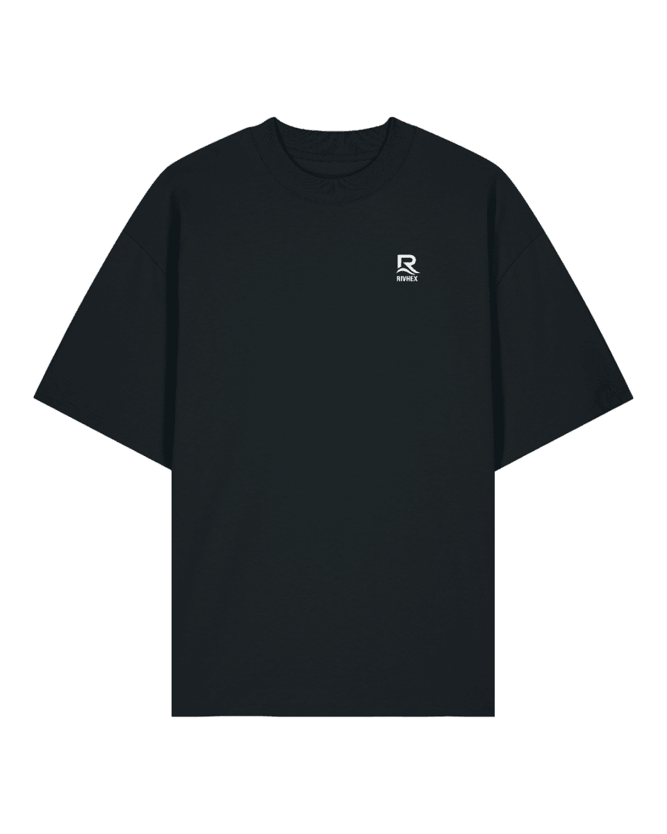 T-shirt RIVHEX® Oversize en coton-bio unisexe Fleurs de Rivage - RIVHEX SHOP