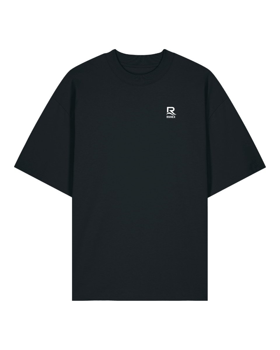 T-shirt RIVHEX® Oversize en coton-bio unisexe Fleurs de Rivage - RIVHEX SHOP